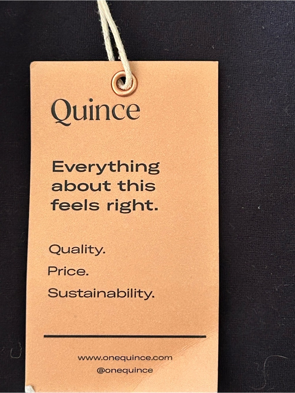 NWT Quince. Black Pants LP - Picture 3 of 4